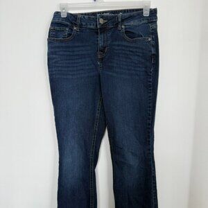 Maurices Mid-Rise Bootcut Jeans | Size 10 Short | Dark Wash | Stretch Denim